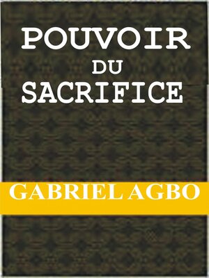 cover image of Pouvoir du Sacrifice